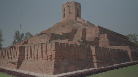 Chaukhandi Garden View of Chaukhandi Stupa Sarnath