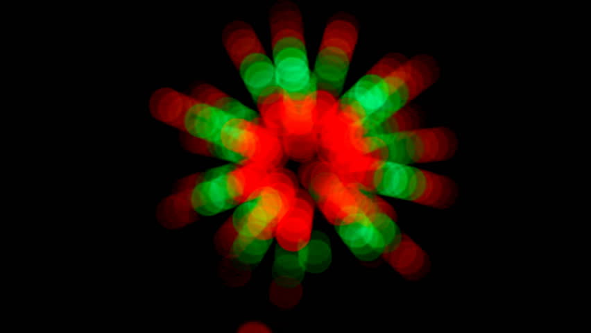 defocused colored circular lights - loopable