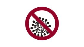 quarantine and prevention of corona or covid-19 viruses. Animated video