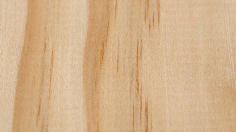 Wooden plank surface tracking. Wood texture. Slider shot. Low angle, macro. 4K, 422 10 bit
