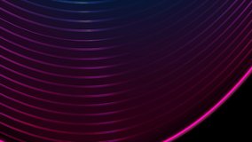 Neon tech waves abstract futuristic retro motion background. Video animation Ultra HD 4K 3840x2160