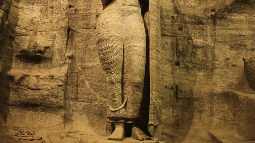 12th century Buddha in Sri Lanka at UNESCO world heritage site.