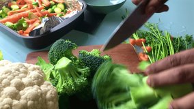 time-lapse video of person making a vegan lunch