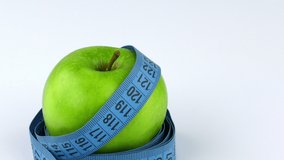 Video of apple and measurement