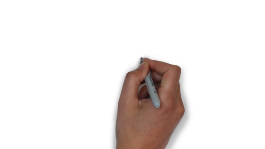 cocktail art line draw process isolated white board