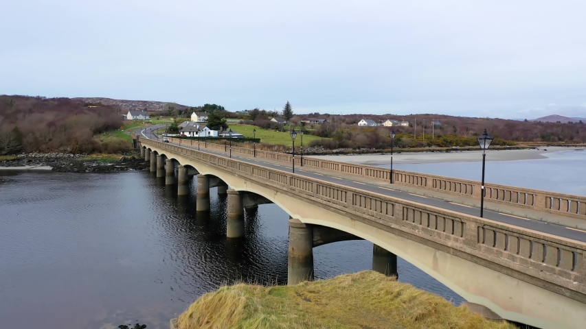 The bridge to Lettermacaward in County Donegal - Ireland