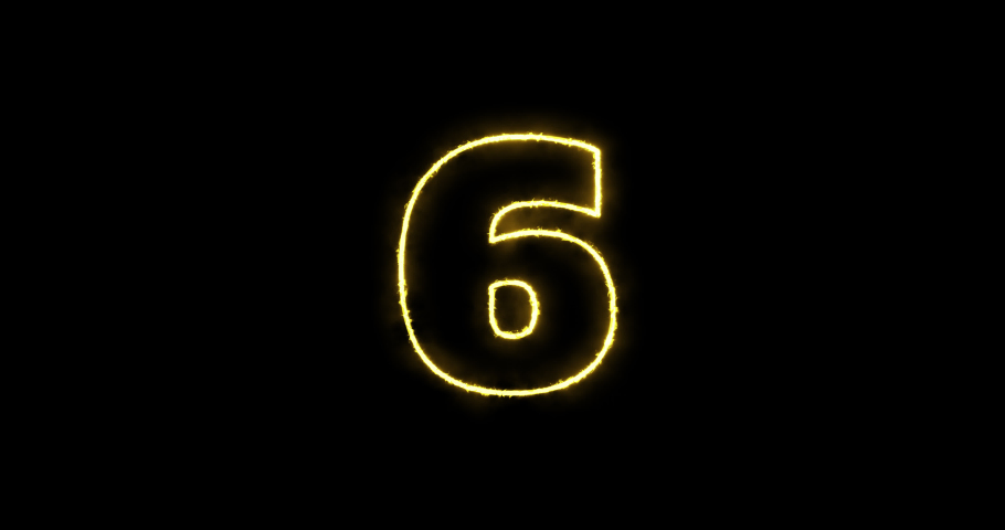 Yellow Number 6 image - Free stock photo - Public Domain photo - CC0 Images