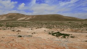 Desert trip in the Judean Desert 4K gimbal video
