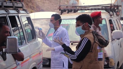Yemen - Taiz / 19 Mar 2020 : Health precautions in Yemeni children for fear of corona virus

