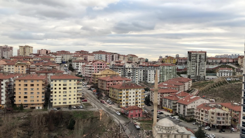 Capital of Turkey, city view of Ankara.