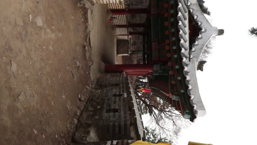The peaceful scenery of Namhansanseong Fortress Gate.