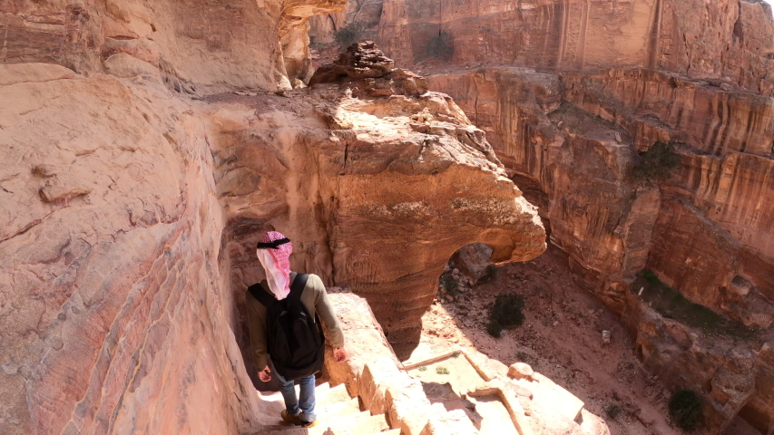 Passing through the Rock of the Eagle