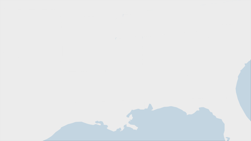 US State Mississippi map highlighted in Mississippi flag colors and pin of country capital Jackson, map with neighboring States.