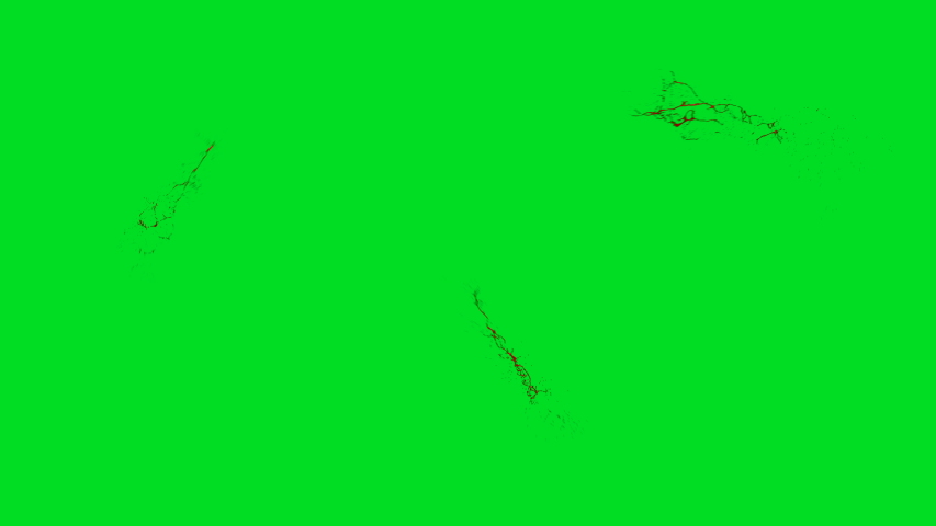 blood splash on green screen background Stock Footage Video (100% ...