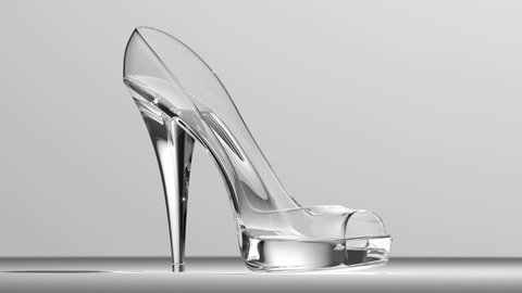 Glass Slipper Seamless Repeatable 3d spin
