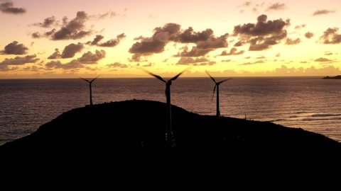 Necker Island Windmill Drone Hyper lapse