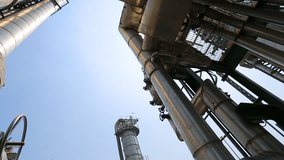 Refinery structure , video panning
