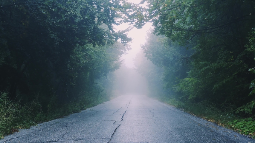 Fog and Mist over the Mountain Hiking Path image - Free stock photo ...