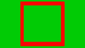 Animation 3d numbers 1 to 3 to open the video  green screen
