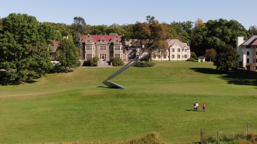 aerial of bard college new york
