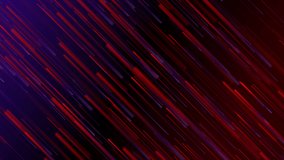 Futuristic technology digital motion design with red and violet glowing lines. Abstract neon geometric background. Seamless looping. Video animation Ultra HD 4K 3840x2160