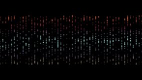 Futuristic blinking dot particle background video animation, 4096x2304 loop 4K