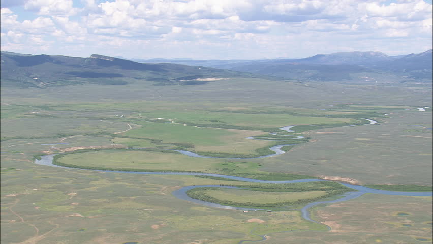 AERIAL United States-Green River Between Wind River And Wyoming Mountains 2012