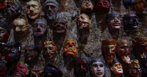 Gothic Scary Religious Masks in Middle America