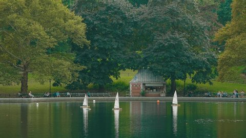Model Boat Pond Stock Video Footage 4k And Hd Video Clips Shutterstock