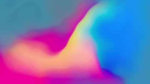Abstract liquid Gradient Colorful Seamless Looped Animation Background . Fashion colorful style. Soft blur, glow gradient. Smartphone Screensaver.