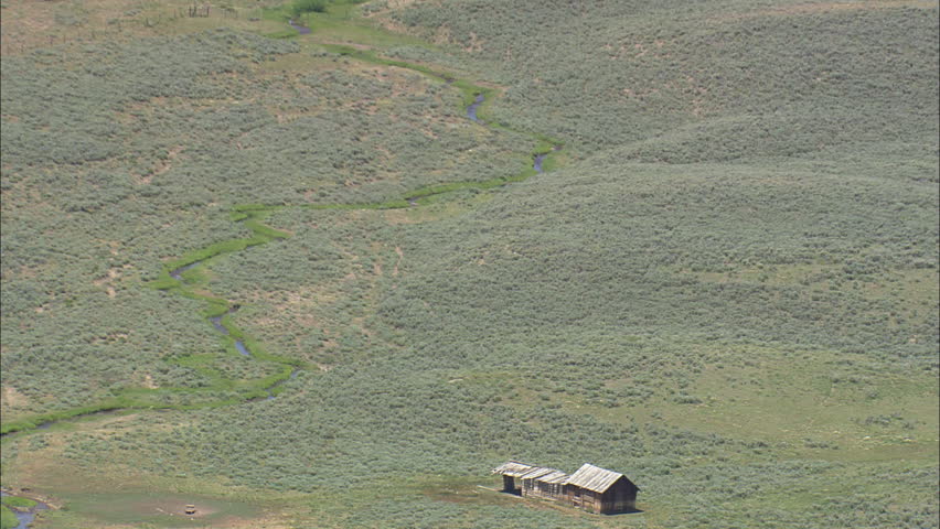 AERIAL United States-Flight Over Bridger Teton National Forest 2012
