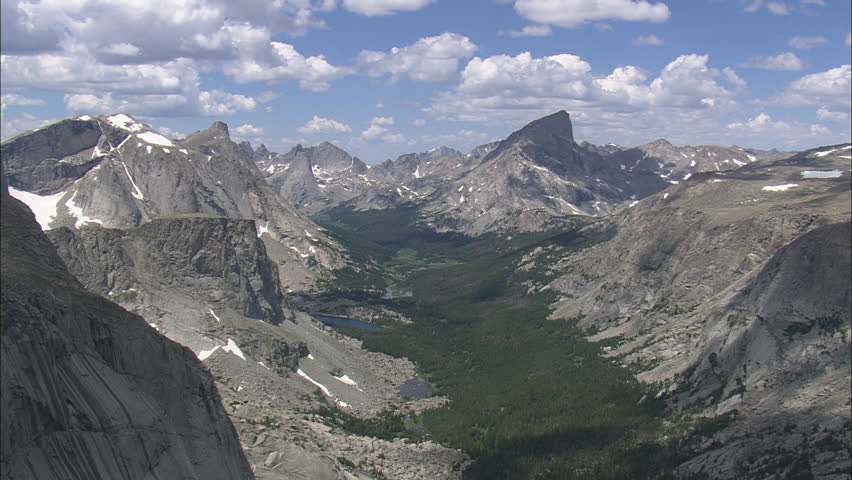 AERIAL United States-Lizard Peak In Wind River Mountains 2012