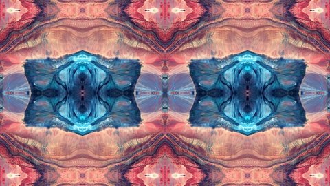 Abstract Kaleidoscope Hypnotic Pattern Animation Footage