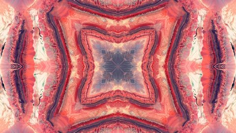 Abstract Kaleidoscope Hypnotic Pattern Animation Footage