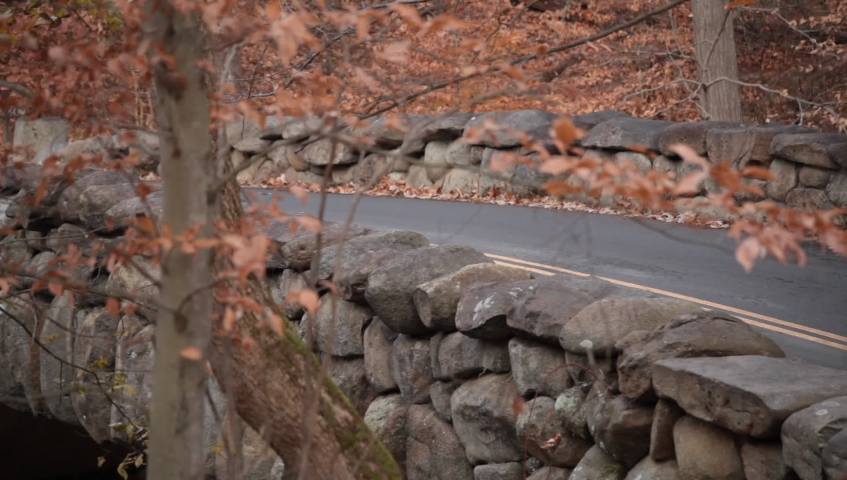 Boulder Bridge - close shot from south end  - Rock Creek Park - Washington, DC - Autumn