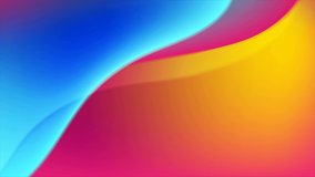Colorful smooth blurred waves abstract motion background. Seamless loop. Video animation Ultra HD 4K 3840x2160