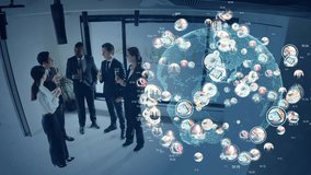 Global communication network concept. Worldwide business. Human resources. - Powered by Shutterstock - Get 15% off with code: PIKWIZARD15