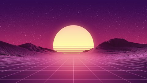 Retro Sunset Wallpaper Phone