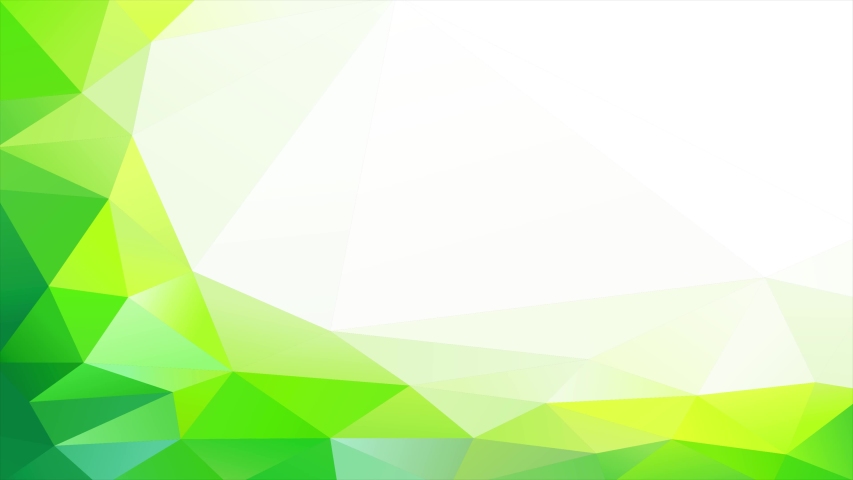 st patricks day holiday design with a green clover surrounded by a 3d abstract arc made with triangles and polygons