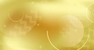 Abstract background. Graphic design of golden shiny background with bright simple abstractions