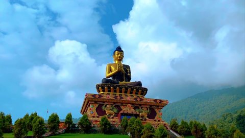 Buddha Timelapse Statue Ravangala, Sikkim