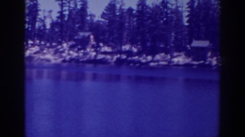 ANGORA LAKES CALIFORNIA-1938: The One And Only Lower Angora Lake in California