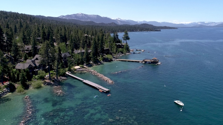 Overview Scenic landscape of Lake Tahoe, Nevada image - Free stock ...