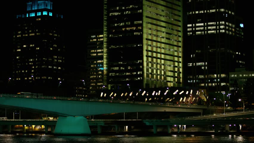 Brisbane City Night Lightshow