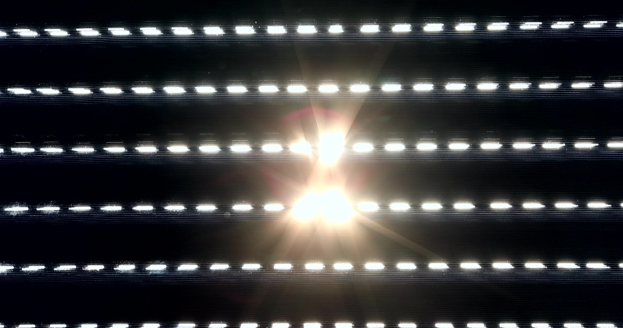 Electric shutters open and the sun shines through the blinds. New day concept. | Shutterstock HD Video #1050656401