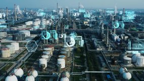 Modern plant and communication network concept. IoT (Internet of Things). INDUSTRY 4.0 - Powered by Shutterstock - Get 15% off with code: PIKWIZARD15