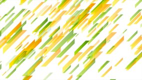 Abstract orange and green geometric tech motion design. Futuristic colorful background. Seamless looping. Video animation Ultra HD 4K 3840x2160