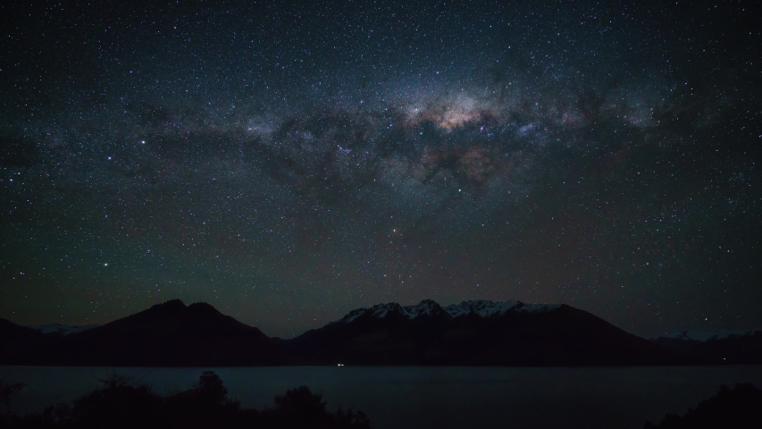 Milky Way Time Lapse New Zealand Night Sky 