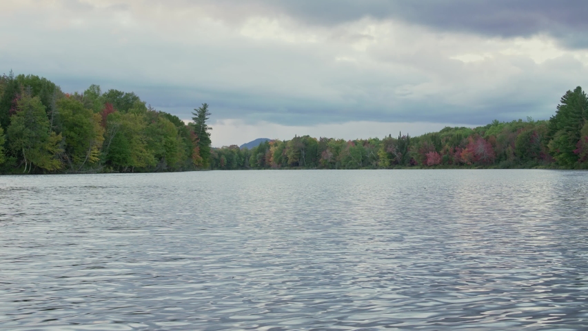 Baxter State Park Maine USA 4K Time Lapse Cloudy Day