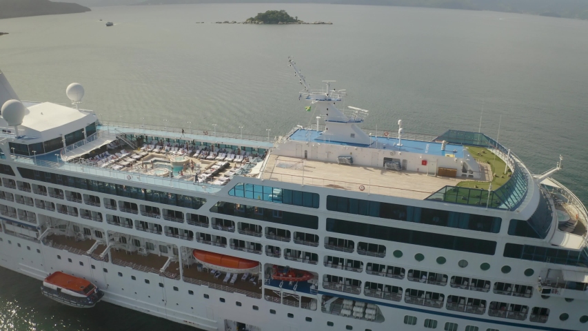 Ship, cruise in Brazil, blue, water 